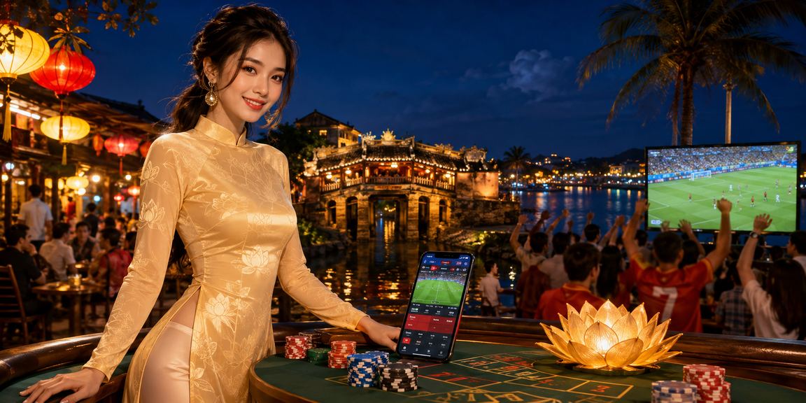 Người dùng Hội An xem mẹo cá cược trên điện thoại trong không khí giải trí Việt